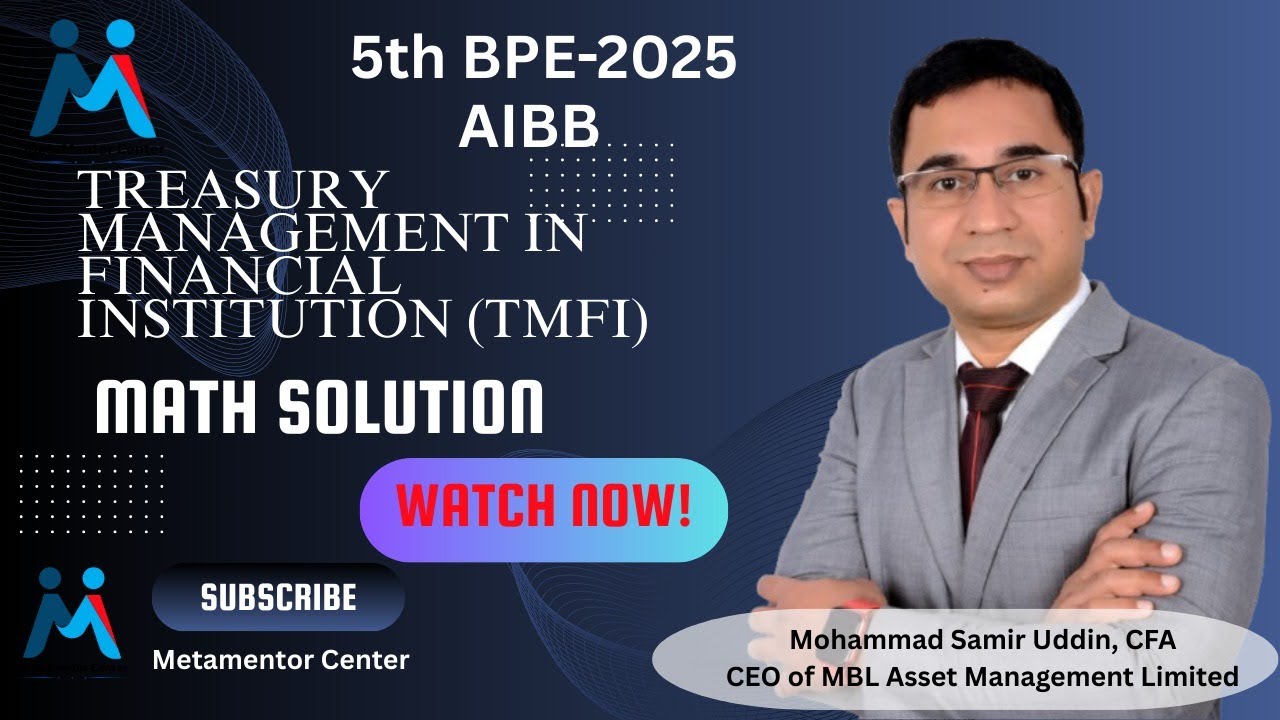 Banking Diploma|AIBB| Math solve class of TMFI