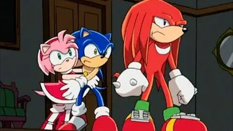 Sonic X Comparison: Sonic, Knuckles & Amy Are Trapped In The Haunted Castle (Japanese VS English)