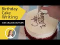 Birthday Cake Decorating - Easy Cake Writing with Chocolate (2020)