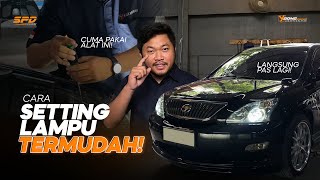 TUTORIAL SETTING KETINGGIAN LAMPU | MUDAH BUTUH SATU KUNCI!