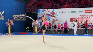 Anastasia Pugach Free hands Podium Training Russian Junior Championships 2024