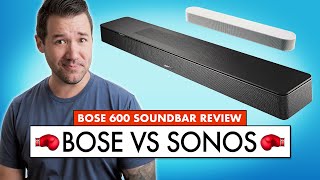 BOSE VS SONOS Soundbar! BOSE 600 Review - 2022 Best Small Sound Bar!