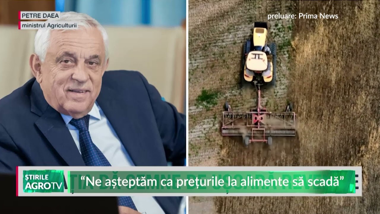 Ne-am liniștit! Nu se mai scumpesc alimente, spune Petre Daea 1 Ne-am liniștit! Nu se mai scumpesc alimente, spune Petre Daea YouTube player
