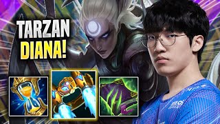 TARZAN DESTROYING WITH DIANA! - LNG Tarzan Plays Diana JUNGLE vs Kha'zix! | Season 2022
