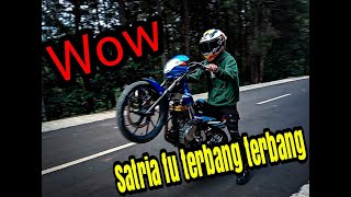 tutorial standing/whellie pake satria fu buat pemula