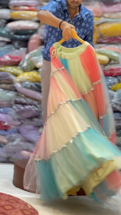 Trend on again in malticolor lehnga for booking  #newshorts #rooprani