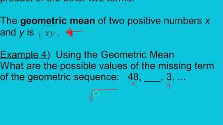 Advanced Algebra Section 9.3 pt 2