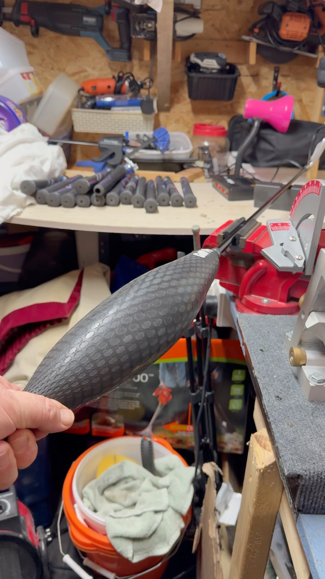 BLOWING A GOLF GRIP UP ??? #golf