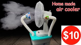 How to make air conditioner at home using Plastic Bottle/air cooler/Easy life hacks/Air conditioner