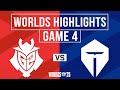 G2 vs TES Highlights Game 4 | Worlds 2025 Quarterfinals | G2 Esports vs Top Esports