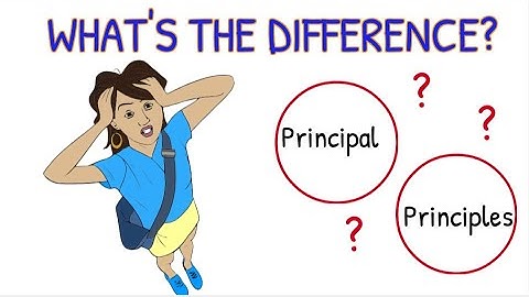 What’s the Difference: Principal / Principle? English Vocabulary lesson