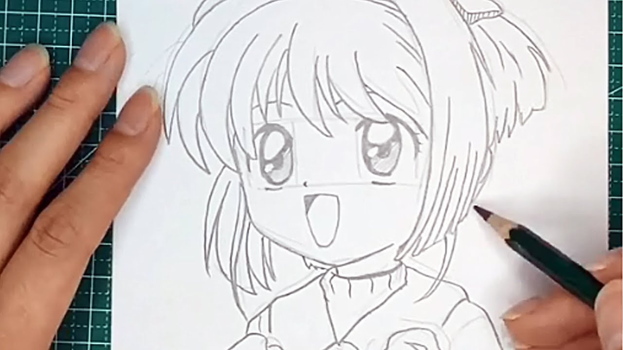 How to draw Nezuko easy step by step | Tutorial anime drawing ...