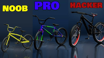 Touchgrind BMX 2 - NOOB vs PRO vs HACKER  lvl MAX All BIKES ALL MAPS
