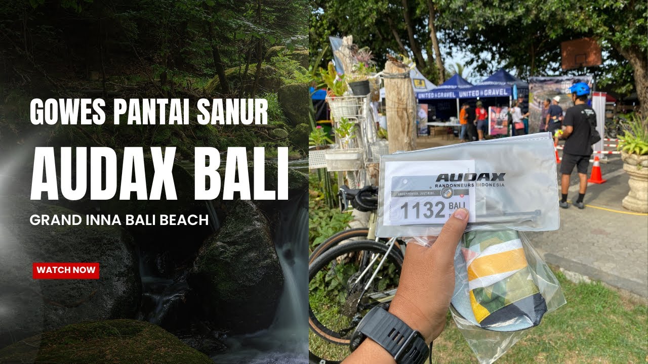 Gowes di Pantai Sanur Bali dan ikut AUDAX BALI