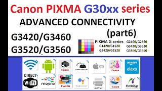 PIXMA G3720 G3620 G3520 G3420 G3220 ... (part6) WiFi Setup, WiFi Direct, Cloud Voice Print, Apps screenshot 5