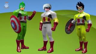 Power Rangers Pj Masks Finger Family Song Nursery Rhymes For Children And Kids Ae Channel