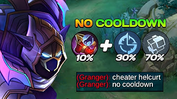 WHEN GLOBAL HELCURT ABUSE THIS NEW COOLDOWN EMBLEM AND BUILD IN SOLO RANK GAME!! (please try)