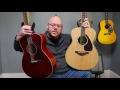 Yamaha FS830 Spruce vs FS850 Mahogany Tone Shoot Out