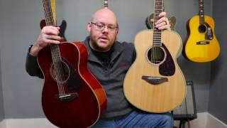 Yamaha FS830 Spruce vs FS850 Mahogany Tone Shoot Out