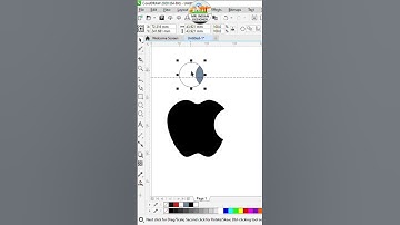 How to make Apple Logo in Corel Draw