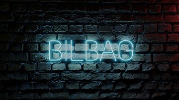 bilbag neon sign | blender
