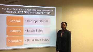 Fraud Risk and Vulnerability Assessment Project Video