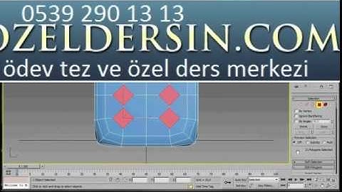 3ds Max Dice - Easy Beginner Tutorial 0539 290 13 13 | bitirme tezi