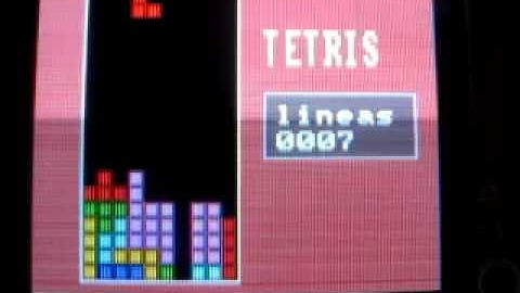 Arduino 2560 & 4Display-Shield Tetris v1