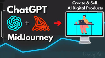 How To Make PASSIVE INCOME With ChatGPT & Midjourney AI?