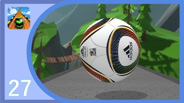 Rolling Ball Sky Escape - Gameplay 27 - Level 131-135 - Soccer Ball