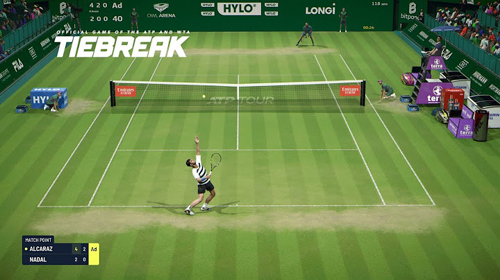 TIEBREAK - *New Patch Update* - Carlos Alcaraz Vs Rafael Nadal I Halle Open I Legend AI (PS5)