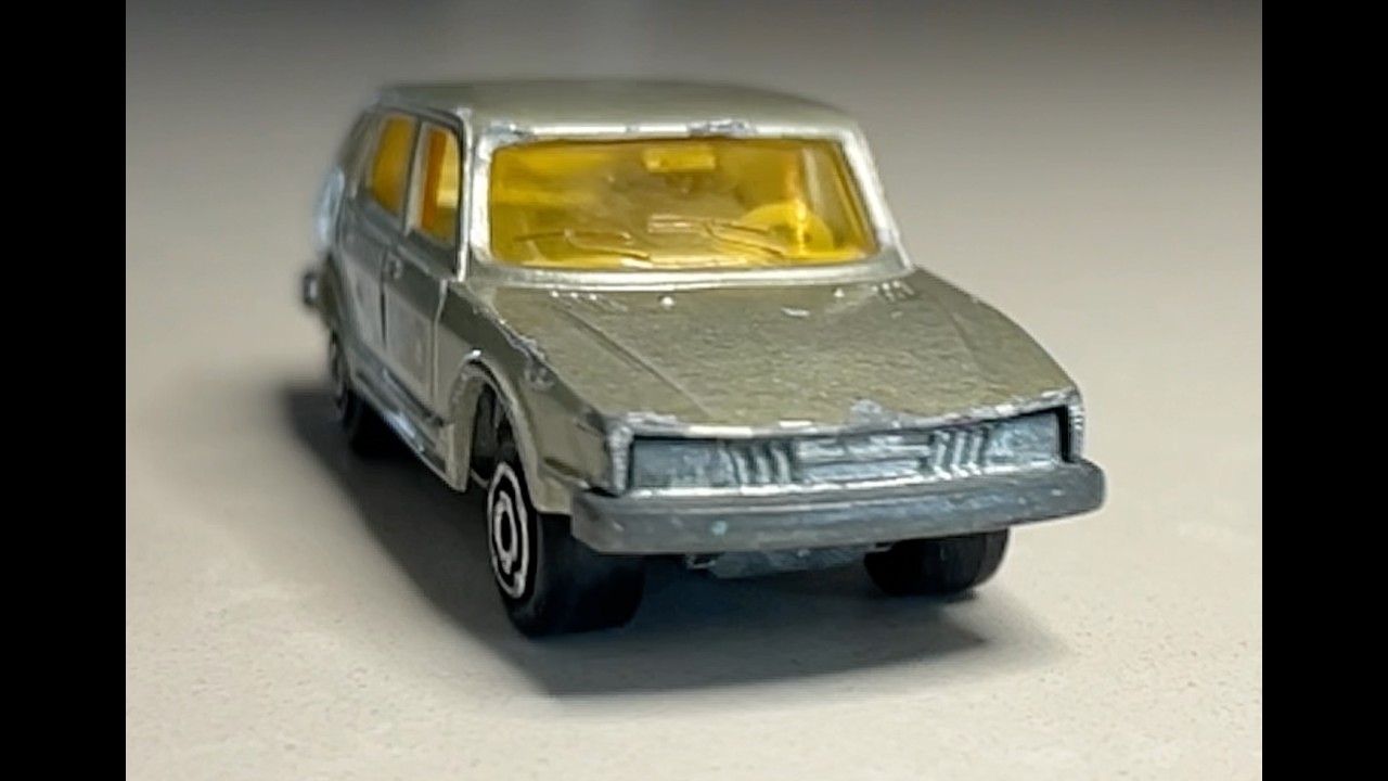 Saab 900 Turbo by Majorette. First try at using Epoxy Resin to fabricate bodywork. Anyone for Tennis