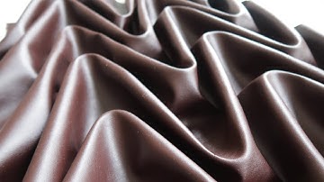 ENLARGED WAVE SMOCKING ON FAUX LEATHER | Canadian Smocking Technique | Didsbury Art Studio