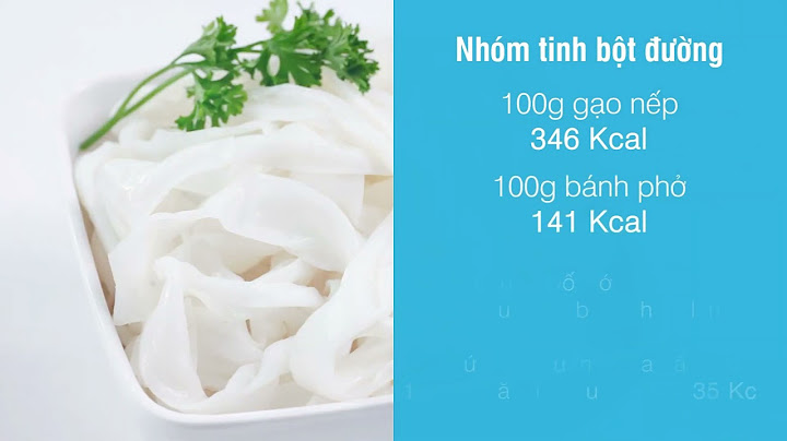 So sánh lượng calo trong thức ăn