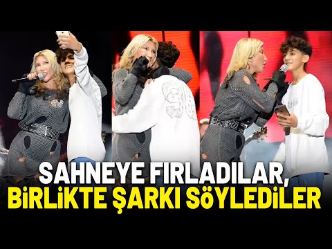 Hande Yener’e Şok! Sahneye Fırlayan Gençlerle Şarkı Söyledi