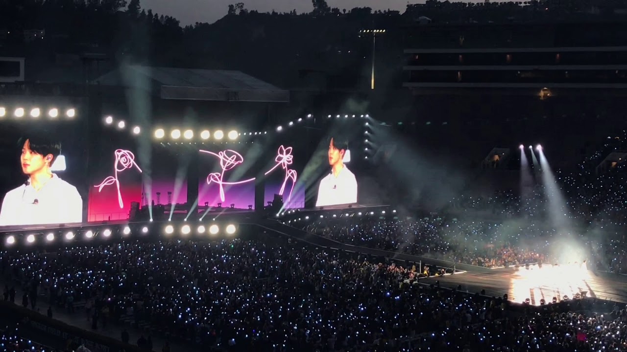 190504 BTS Intro Ment Speak Yourself Tour at Rose Bowl