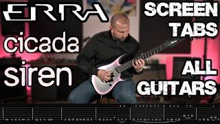 Erra Cicada Siren Cover screen Tabsall Guitars