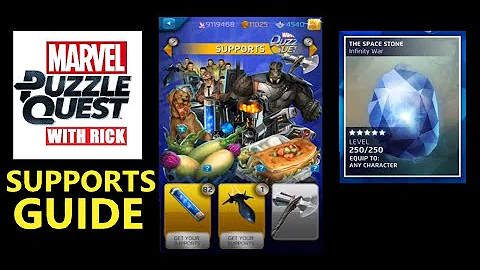 MPQ Supports Guide and Overview  |  Marvel Puzzle Quest Supports