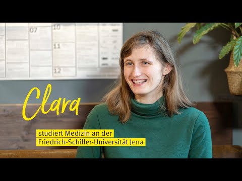 Clara studiert Medizin an der Uni Jena