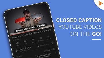 How To Subtitle/CC YouTube Videos On Your PHONE!