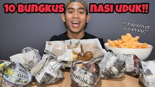 TANBOY KUN SARAPAN MAKAN 10 BUNGKUS NASI UDUK!!