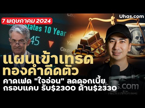 ทองคำดีดตัวแตะ $2330 หวัง FED ลดดอกเบี้ยหนุนเศรษฐกิจ I แผนเข้าเทรดทองคำ 7 พ.ค. 2024