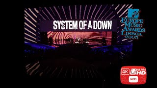 MTV EMA 2005: B.Y.O.B. System Of A Down's Most Complete Footage (4K Ultra HD Quality | 60 FPS)