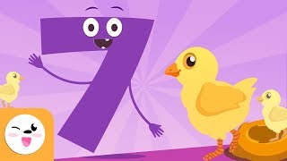 Number 7  Learn to Count  Numbers from 1 to 10  The Number 7 Song