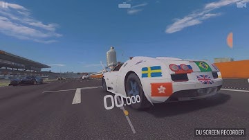 Exhilarating, the Unity race.. Bugatti Veyron real racing