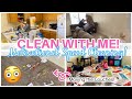 CLEAN WITH ME! MOTIVATIONAL SPEED CLEANING! MOVING MY COUCHES 🤢 DEEP CLEANING MOTIVATION