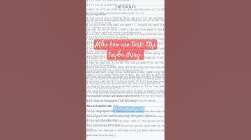 Mẫu báo cáo thực tập ngành Nhân Sự - lưu lại khi cần nhé - dichvuthuctap.net