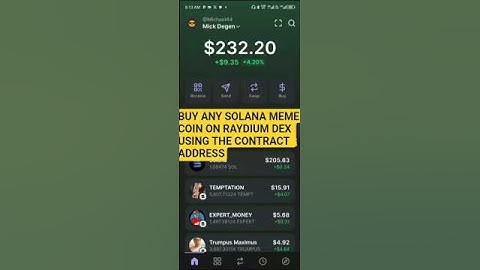 BEST WAY TO BUY ANY SOLANA MEME COIN ON RAYDIUM DEX USING THE CONTRACT ADDRESS | PHANTOM WALLET