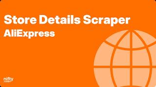 How to scrape store details from AliExpress