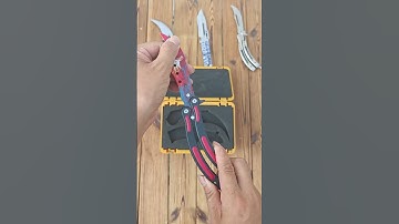 Karambit & Butterfly Knife 1:1 CSGO Prop Unboxing #csgo #unboxing #unboxingshorts #csgoskin